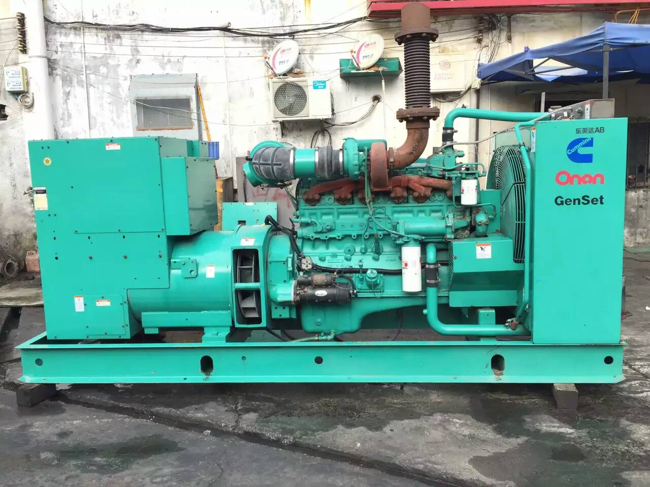 斗门租赁发电机-柴油发电机不正常冒烟的原因